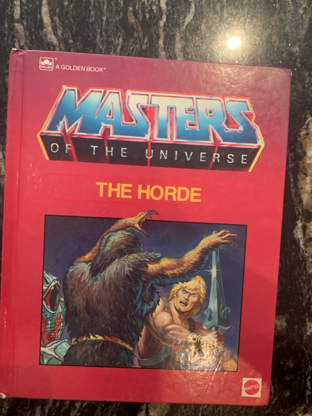 Vintage 1980's Masters of the Universe "The Horde" Golden Book - Red Cover